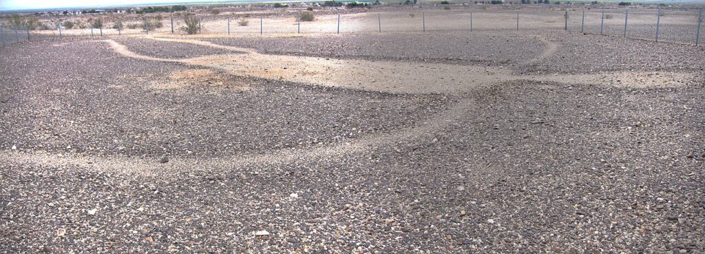 The Blythe Intaglios geoglyph cultural site near Blythe, photographed in 2010 by Chris M Morris, CC BY 2.0.