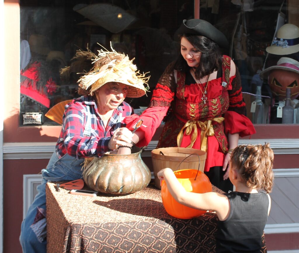 Archive photo of an earlier Boo Boulevard celebration in Columbia, California; California State Parks, 2018 (not the 2026 event)