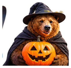 California58 grizzly mascot: halloween