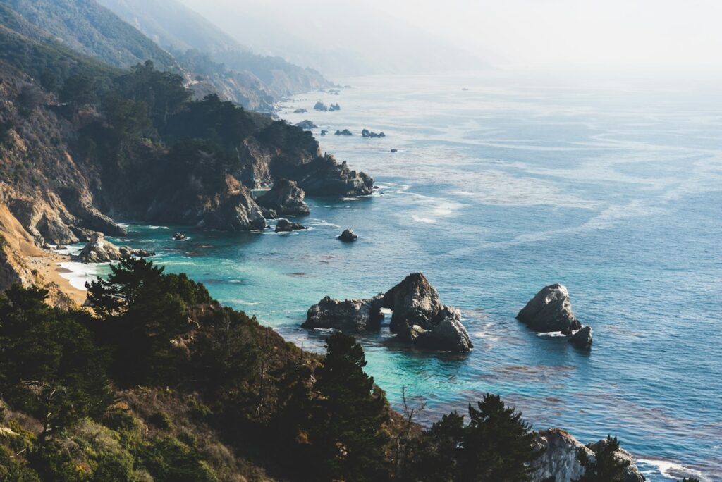 Big Sur coastline in California, illustrative image for California58's statewide network of local newspapers
