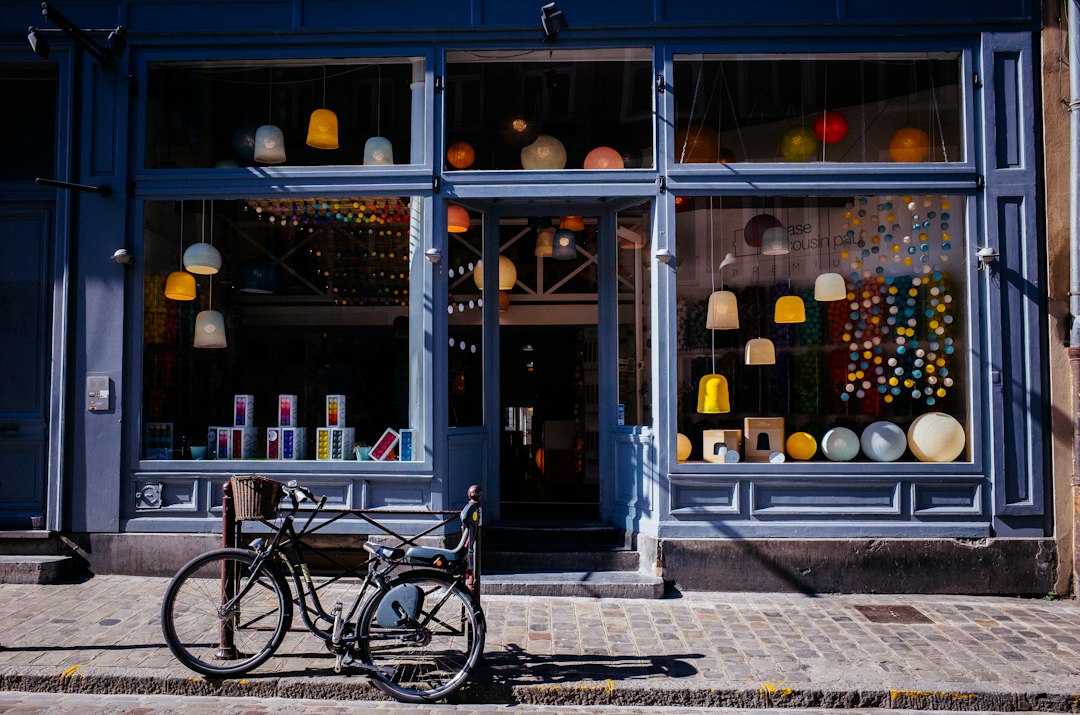 Small business storefront illustrating new California business and permitting laws