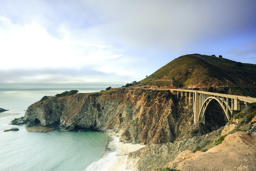 Highway 1 along the Big Sur coast in California