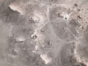 Desert landscape representing rural California; illustrative photograph, not identified as Trona
