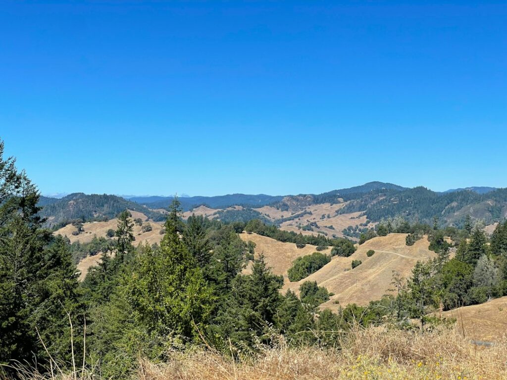 Illustrative mountainous California scenery, not Fort Hunter Liggett or its May 2026 open house