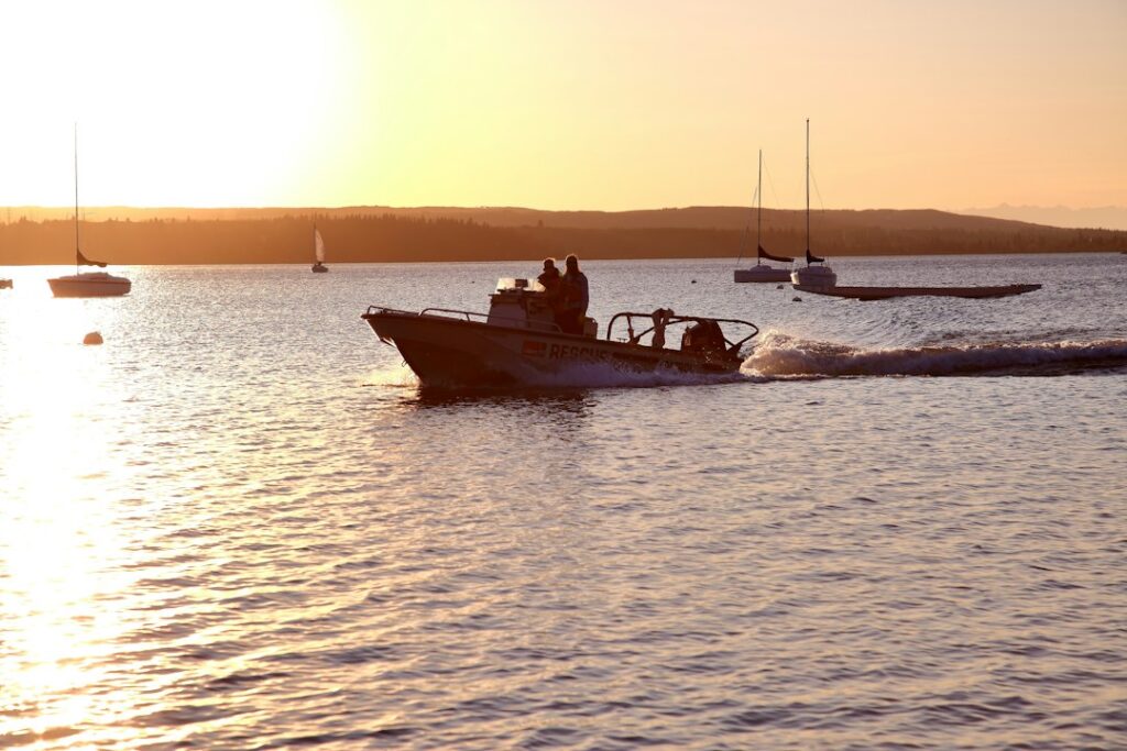Illustrative rescue boat, not a Monterey County patrol vessel or a purchase made under the proposed 2026 state grant