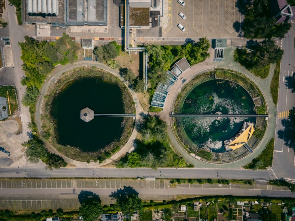 Illustrative wastewater treatment facility, not the Dos Palos project
