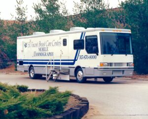 Illustrative U.S. mobile health clinic; NOT a Long Valley Health Center transportation van