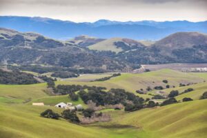 Photograph of farmland in northern Salinas, illustrative of the Gabilan Acres and Boronda region, not a particular CSA 41 project.