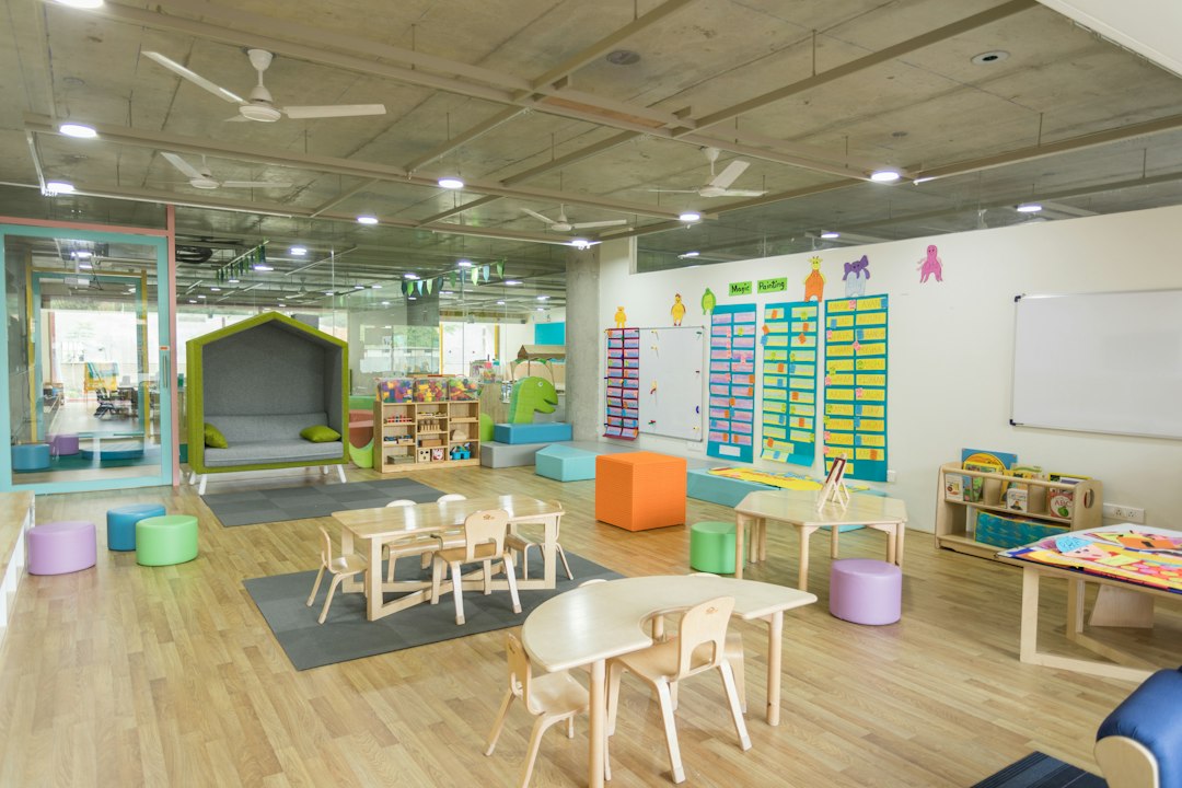 Preschool room illustrating California subsidized child care programs