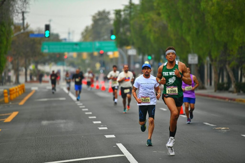 Illustrative road race, photograph by kim west / Unsplash. Not the reported California event or project location.