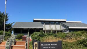 Exterior of Thomas H. Kuchel Visitor Center at Redwood National and State Parks near Orick, California. NPS photograph.