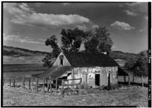 Historic American Buildings Survey photograph by Jack E. Boucher in 1960 showing the Warner Ranch House near Warner Springs