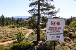 CAL FIRE image associated with the Woodfords Firewise USA community recognition in 2026